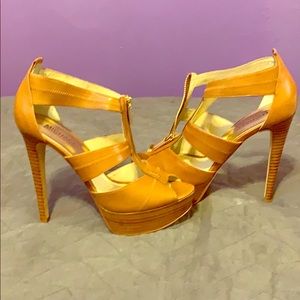 Michael Kors Berkeley Platform shoes.